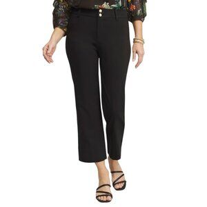 Chico's Wide Leg Cropped Pants, Chico's Size 0.5, (US 6), Black NWT